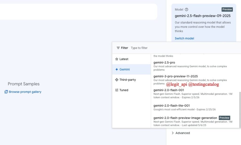 Референс Gemini 3 Pro на Vertex AI