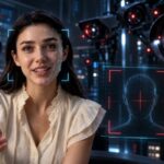 AI-актриса Tilly Norwood сканирует лицо и анализирует настроение собеседников